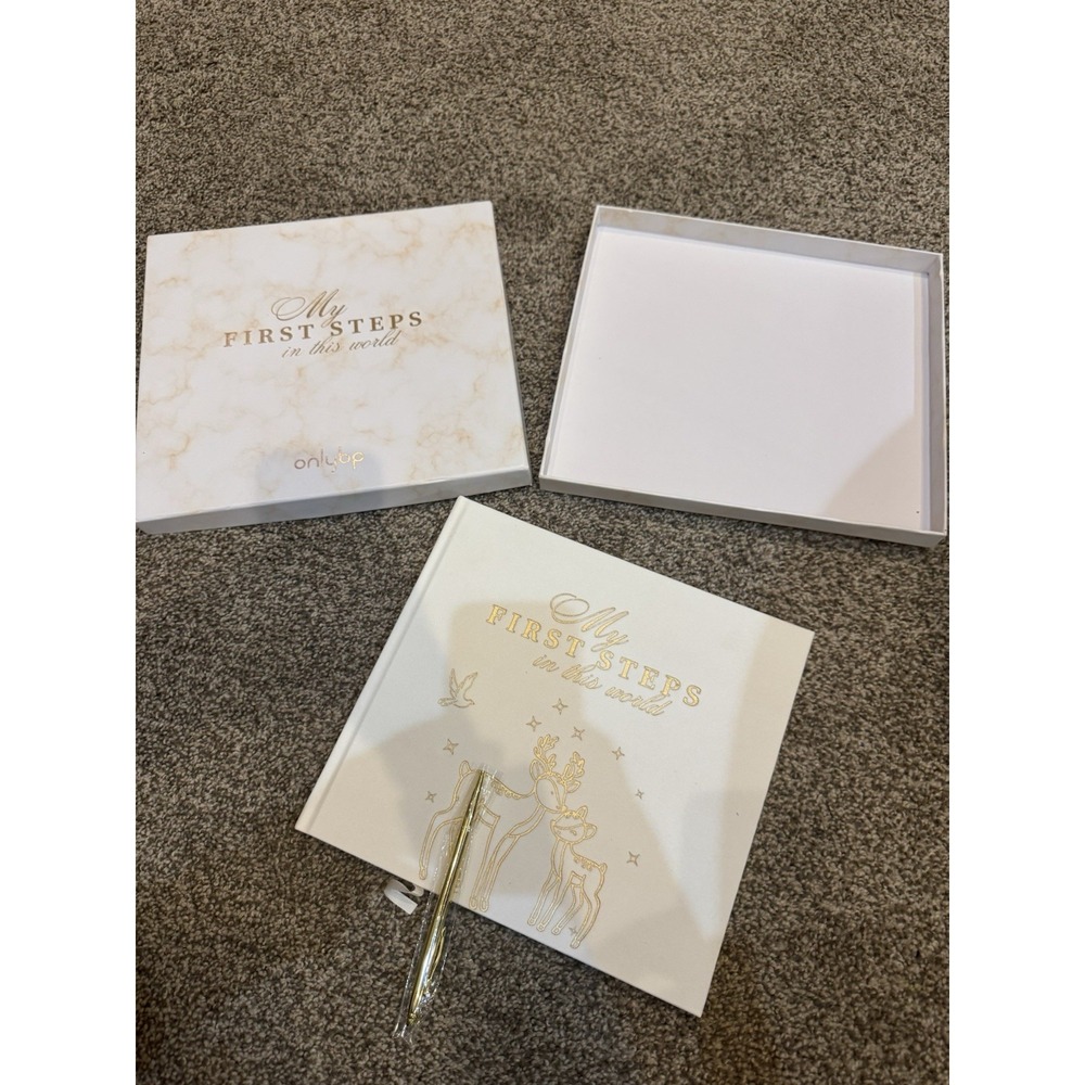 My First Steps In This World‎ Baby Book Keepsake Journal Deer